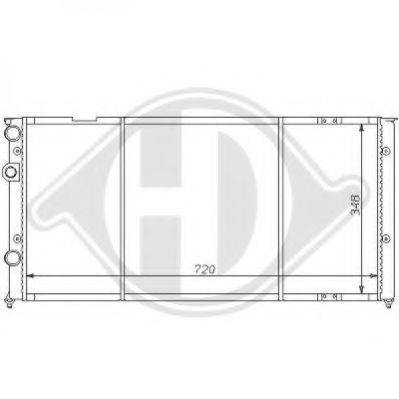 DIEDERICHS 8138143 Радіатор, охолодження двигуна
