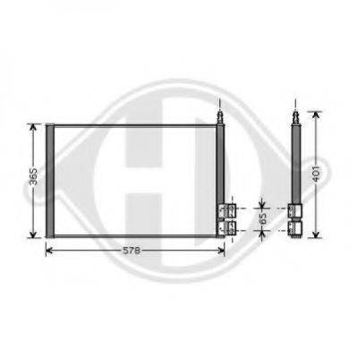 DIEDERICHS 8140400 Конденсатор, кондиціонер