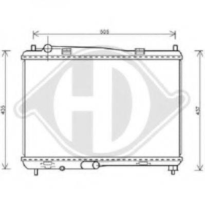 DIEDERICHS 8140505 Радіатор, охолодження двигуна
