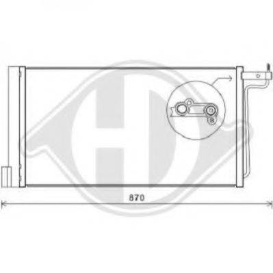 DIEDERICHS 8141801 Конденсатор, кондиціонер