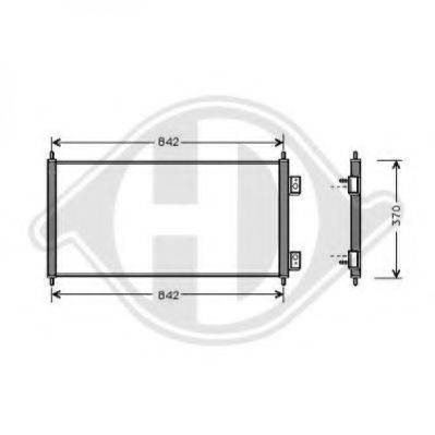 DIEDERICHS 8145400 Конденсатор, кондиціонер