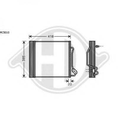 DIEDERICHS 8160510 Конденсатор, кондиціонер