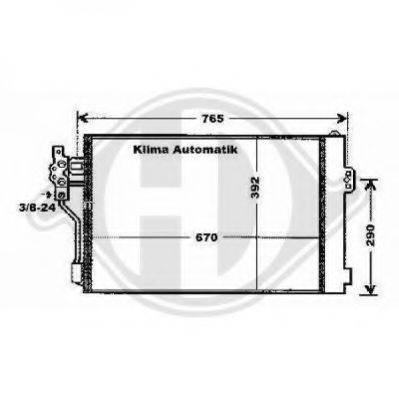 DIEDERICHS 8166602 Конденсатор, кондиціонер