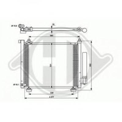 DIEDERICHS 8186502 Конденсатор, кондиціонер