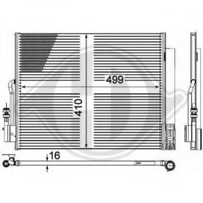 DIEDERICHS 8187600 Конденсатор, кондиціонер