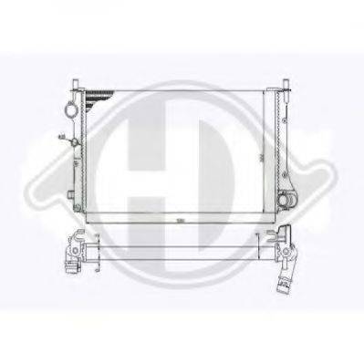 DIEDERICHS 8343402 Радіатор, охолодження двигуна
