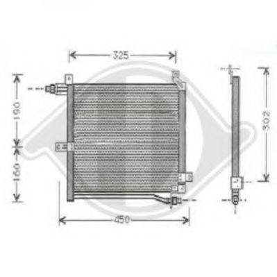 DIEDERICHS 8640300 Конденсатор, кондиціонер