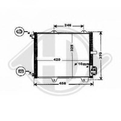 DIEDERICHS 8643500 Конденсатор, кондиціонер