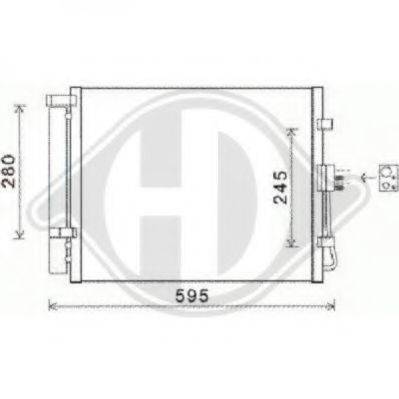 DIEDERICHS 8652600 Конденсатор, кондиціонер