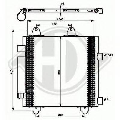 DIEDERICHS 8660000 Конденсатор, кондиціонер