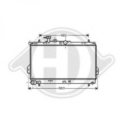 DIEDERICHS 8682585 Радіатор, охолодження двигуна