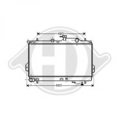 DIEDERICHS 8682586 Радіатор, охолодження двигуна