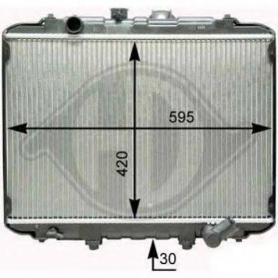 DIEDERICHS 8689006 Радіатор, охолодження двигуна