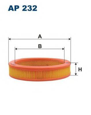 FILTRON AR232 Повітряний фільтр