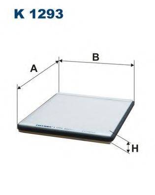 FILTRON K1293 Фільтр, повітря у внутрішньому просторі
