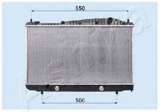 ASHIKA RDA313023 Радіатор, охолодження двигуна