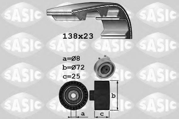 SASIC 1756060 Комплект ременя ГРМ