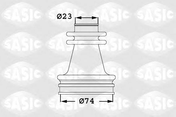 SASIC 1904002 Комплект пильника, приводний вал