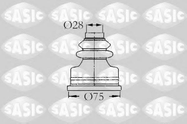 SASIC 2873773 Комплект пильника, приводний вал