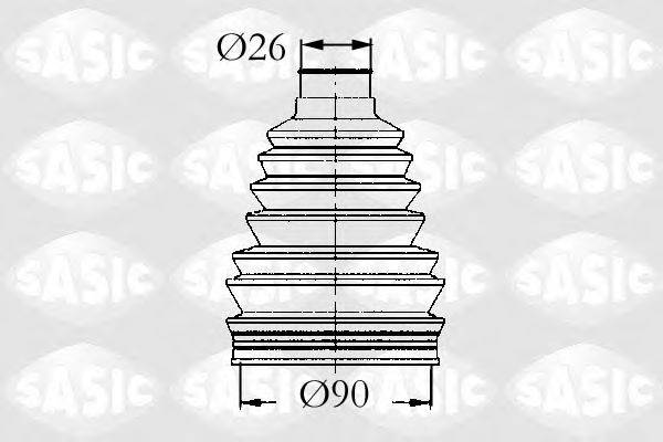 SASIC 4003441 Комплект пильника, приводний вал