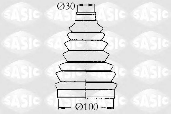 SASIC 2933983 Комплект пильника, приводний вал