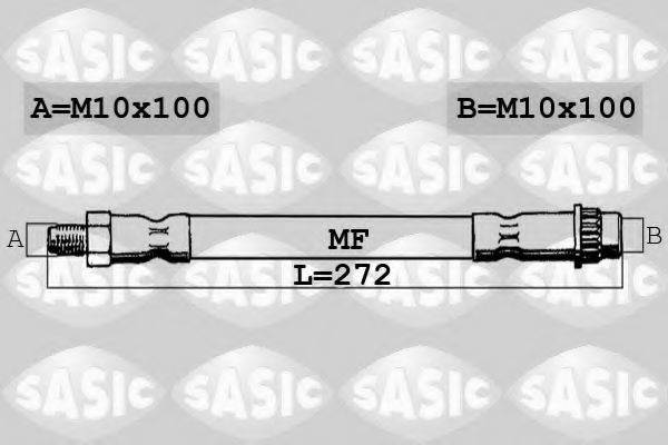 SASIC 6604014 Гальмівний шланг