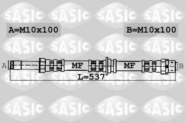 SASIC 6606040 Гальмівний шланг