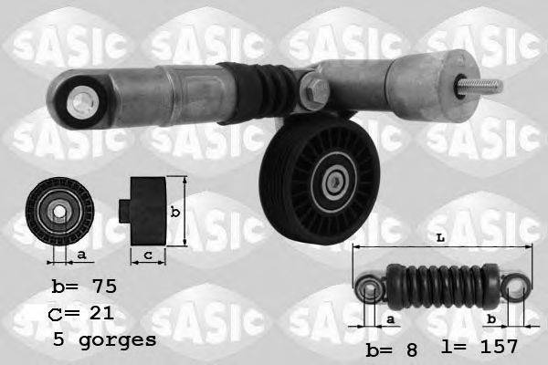 SASIC 1626047 Натягувач ременя, клинового зубча