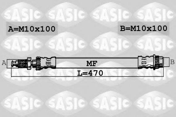 SASIC 6604028 Гальмівний шланг