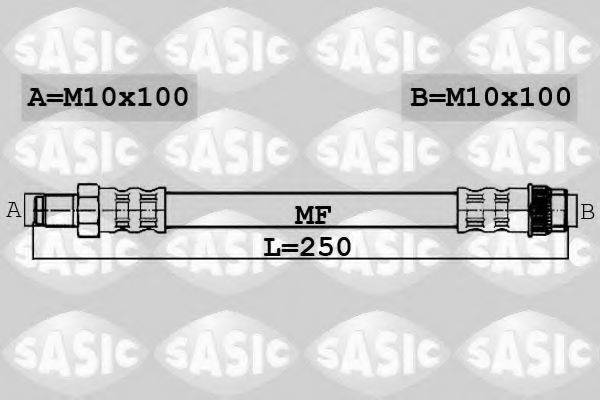 SASIC 6604037 Гальмівний шланг