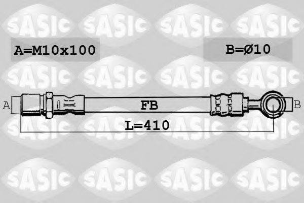 SASIC 6606175 Гальмівний шланг