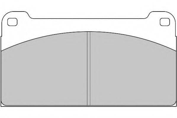 DURON DCV959 Комплект гальмівних колодок, дискове гальмо