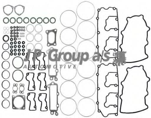 JP GROUP 1619000212 Комплект прокладок, головка циліндра