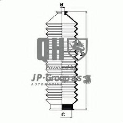 JP GROUP 4044700119 Комплект пильника, рульове керування