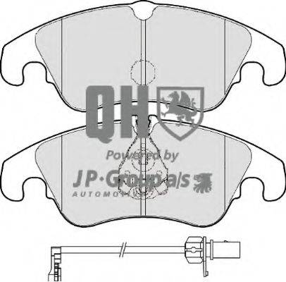 JP GROUP 1163606919 Комплект гальмівних колодок, дискове гальмо