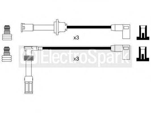 STANDARD OEK809 Комплект дротів запалювання