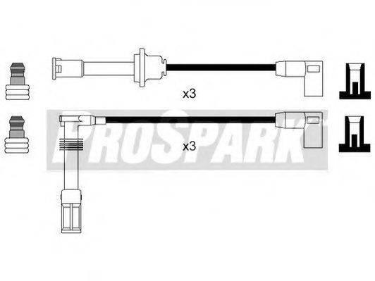 STANDARD OES1199 Комплект дротів запалювання