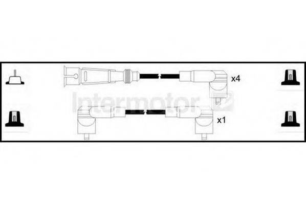 STANDARD 76356 Комплект дротів запалювання