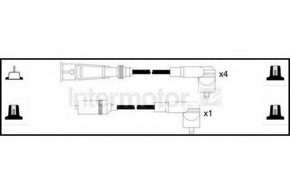 STANDARD 73943 Комплект дротів запалювання