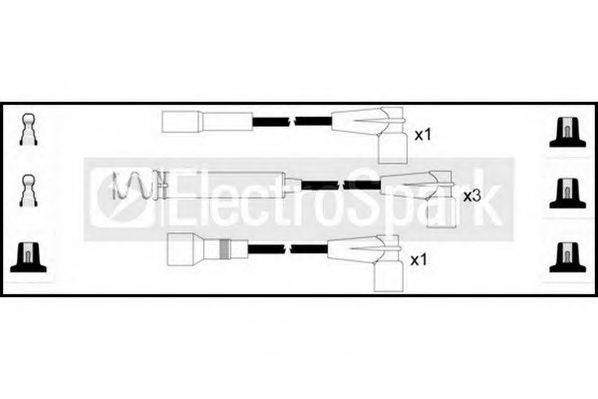 STANDARD OEK126 Комплект дротів запалювання