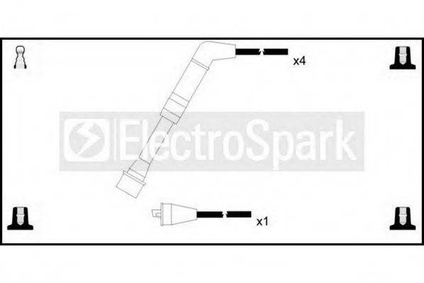 STANDARD OEK372 Комплект дротів запалювання