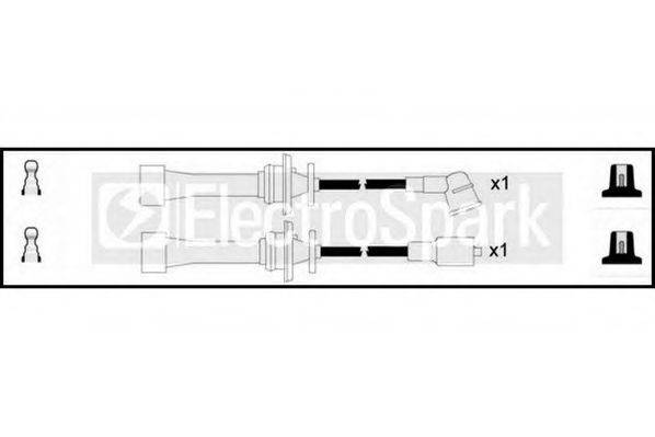 STANDARD OEK792 Комплект дротів запалювання