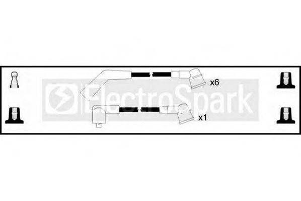 STANDARD OEK602 Комплект дротів запалювання