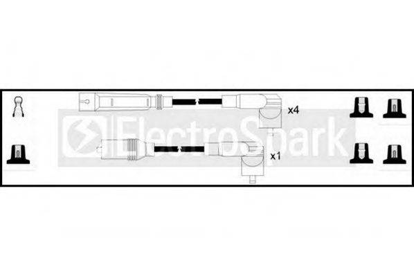 STANDARD OEK670 Комплект дротів запалювання