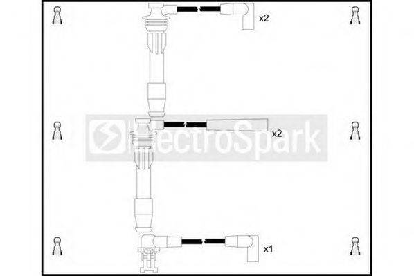 STANDARD OEK097 Комплект дротів запалювання