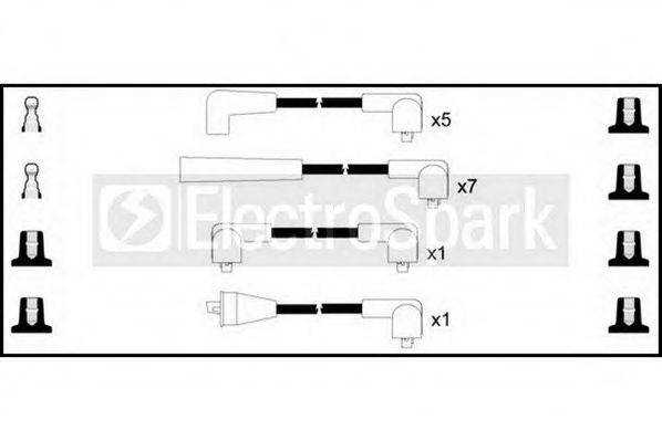 STANDARD OEK913 Комплект дротів запалювання