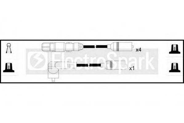 STANDARD OEK979 Комплект дротів запалювання