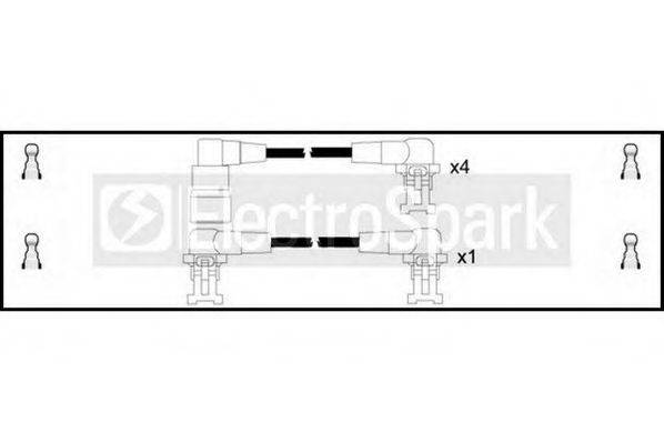 STANDARD OEK242 Комплект дротів запалювання