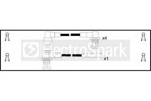 STANDARD OEK980 Комплект дротів запалювання