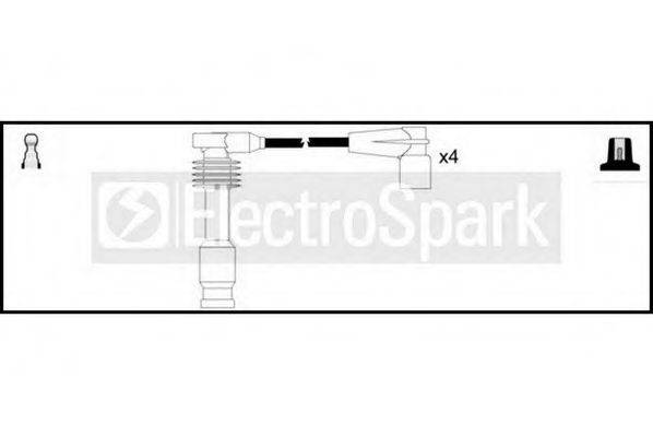 STANDARD OEK069 Комплект дротів запалювання